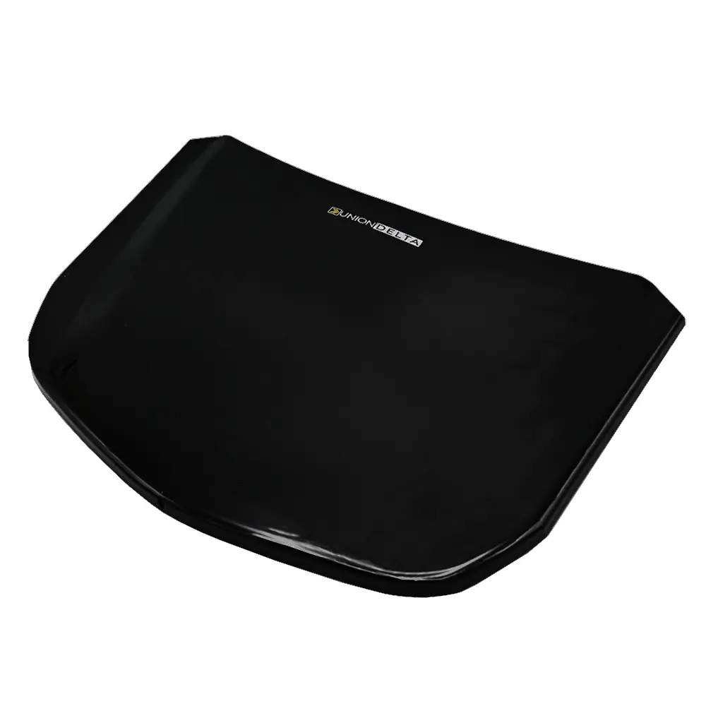 Hood model, black, metal, 55 x 41 cm