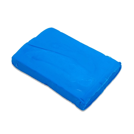 Polishing clay, non-abrasive, blue, 200 g