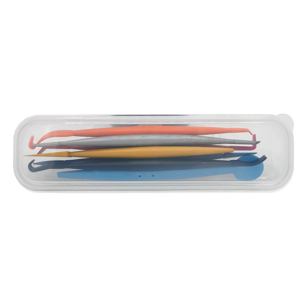 Set to work with edges and hard-to-reach places, 7 pcs