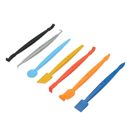 Set to work with edges and hard-to-reach places, 7 pcs