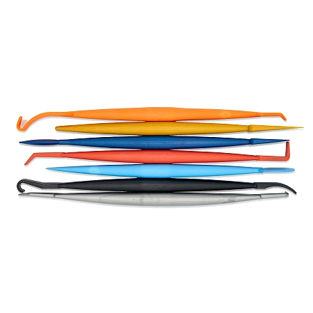 Set to work with edges and hard-to-reach places, 7 pcs