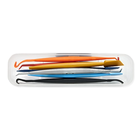 Set to work with edges and hard-to-reach places, 7 pcs